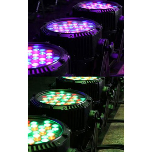 ไฟพาร์ LED 54 RGBW กันน้ำ [ 54 LED Par Light - Waterproof RGBW IP65 ]
